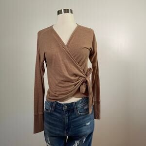 Abercrombie & Fitch • Tie Front Cardigan Sweater Soft Cozy